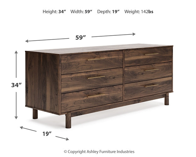Calverson Six Drawer Dresser