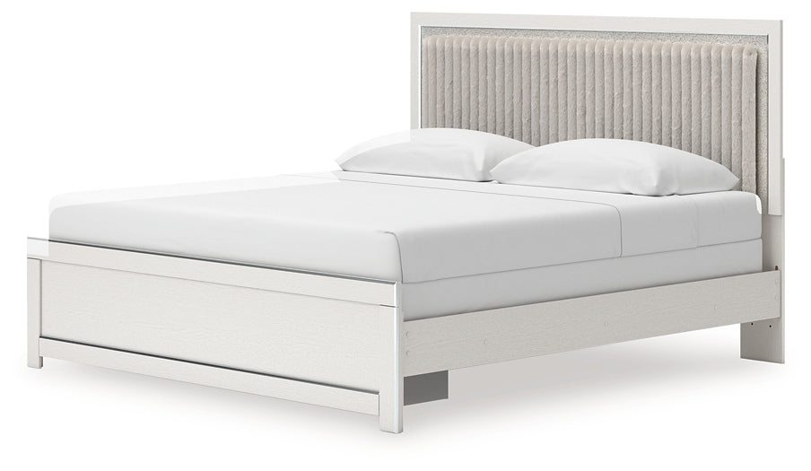 Zuraleus King Upholstered Panel Bed