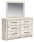 Lawroy Queen Panel Storage Bed, Dresser, Mirror, Chest and Nightstand