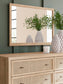 Cielden Full Upholstered Bed with Roll Slats, Dresser, Mirror, Chest and Nightstand