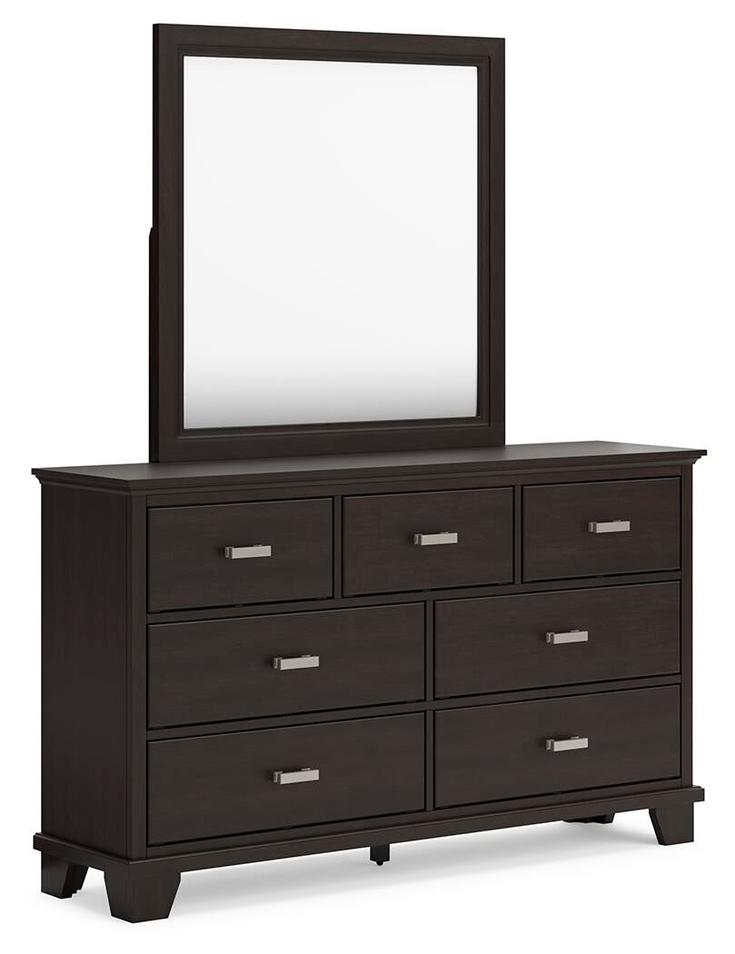 Covetown Twin Panel Bed, Dresser, Mirror, Chest and Nightstand
