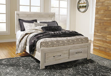 Load image into Gallery viewer, Bellaby Queen Platform Bed with 2 Storage Drawers with Mirrored Dresser and 2 Nightstands
