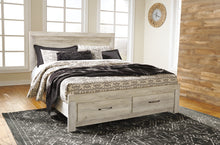 Load image into Gallery viewer, Bellaby Queen Platform Bed with 2 Storage Drawers with Mirrored Dresser and 2 Nightstands

