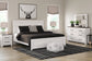 Gerridan King Panel Bed with Mirrored Dresser and 2 Nightstands