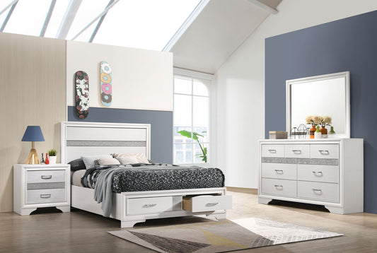 Miranda 4-piece Full Bedroom Set White
