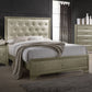 Beaumont Wood Queen Panel Bed Champagne
