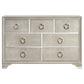 Salford 7-drawer Dresser Metallic Sterling