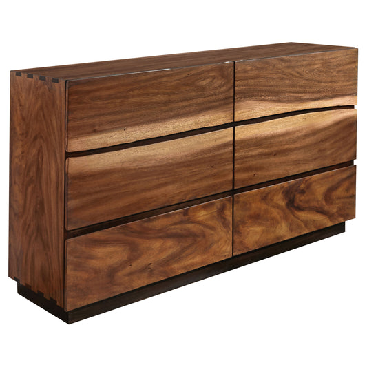 Winslow 6-drawer Dresser Smokey Walnut