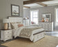 Hillcrest 5-piece Eastern King Bedroom Set Distressed White