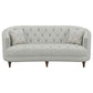 Avonlea Upholstered Tufted Living Room Set Grey