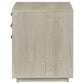 Loomis 3-drawer Square File Cabinet Whitewashed Grey